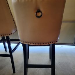 Before picture of our bar stools. Before picture of our bar stools.