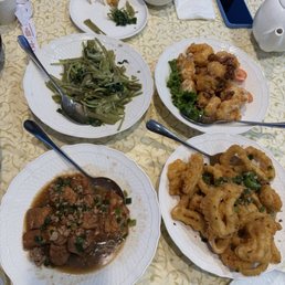 From our first visit! Honey walnut shrimp is superior here!