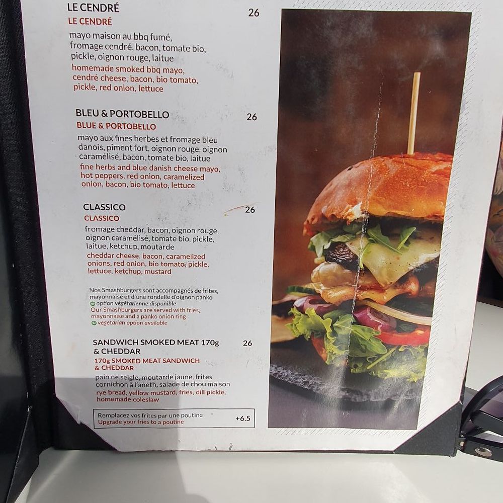 Bistro 1640 - Menu burgers - French Near Me - Quebec City, Quebec Bistro 1640 - Menu burgers - French Near Me - Quebec City, Quebec