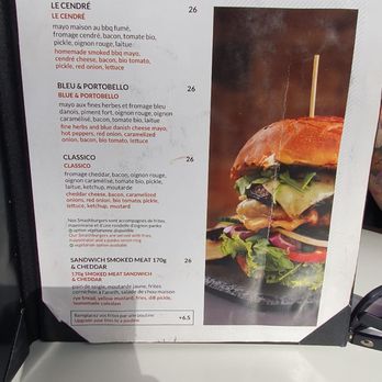 Bistro 1640 - Menu burgers - French Near Me - Quebec City, Quebec Bistro 1640 - Menu burgers - French Near Me - Quebec City, Quebec