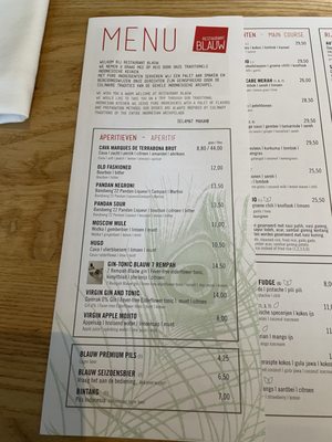 Menu photo 3 Blauw Amsterdam, NH