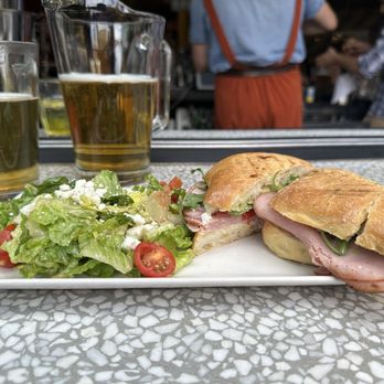 Postino Boulder - Panini with a side salad - Wine Bars Near Me - Boulder, Colorado