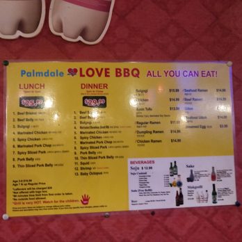 Love BBQ - Menu - Korean Near Me - Palmdale, California