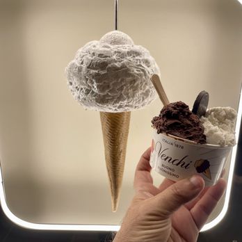Venchi - Here is my dark chocolate and vanilla - Gelato Near Me - Santa Clara, California Venchi - Here is my dark chocolate and vanilla - Gelato Near Me - Santa Clara, California