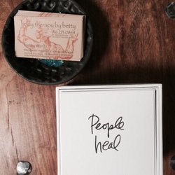 Body Therapy By Betty - My business card and philosophy