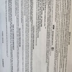 Auto Services Company - Agreement shows I will be paid, not by who, if dealership is closed, it's on ASC Warranty.