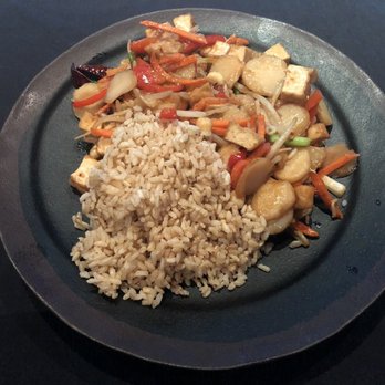 Wok n Fire - Kung Pao Tofu - Asian Fusion Near Me - Burr Ridge, Illinois