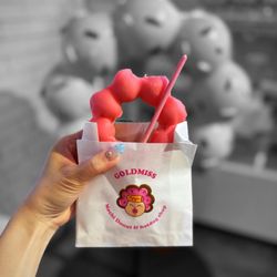 Strawberry Mochi Donut