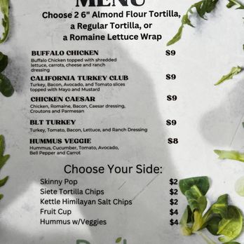 Daily Flavors - a menu for wraps - Salad Near Me - Festus, Missouri Daily Flavors - a menu for wraps - Salad Near Me - Festus, Missouri