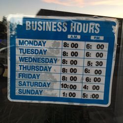 JJ's Coffee and Ice Cream - Hours as of 6/6/2017