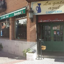 La Gata Azul - La fachada de la Gata Azul en Fuenlabrada