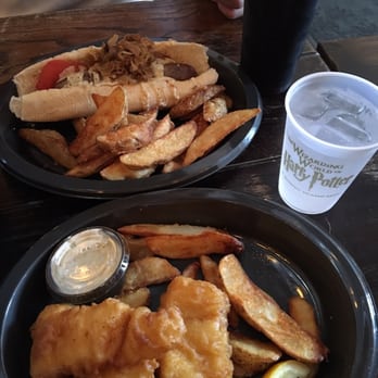 Leaky Cauldron™ - Banger sandwich, fish and chips and wizards brew beer - British Near Me - Orlando, Florida Leaky Cauldron™ - Banger sandwich, fish and chips and wizards brew beer - British Near Me - Orlando, Florida