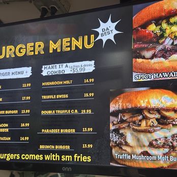Hi Shack - Burger menu - Breakfast & Brunch Near Me - Honolulu, Hawaii Hi Shack - Burger menu - Breakfast & Brunch Near Me - Honolulu, Hawaii