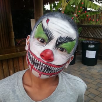 Celeste Oda - Scary clown was a hit!! - Face Painting Near Me