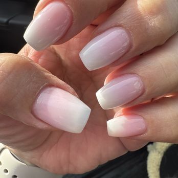 Nailed It Salon - French ombré coffin - Nail Salons Near Me - Concord, California Nailed It Salon - French ombré coffin - Nail Salons Near Me - Concord, California