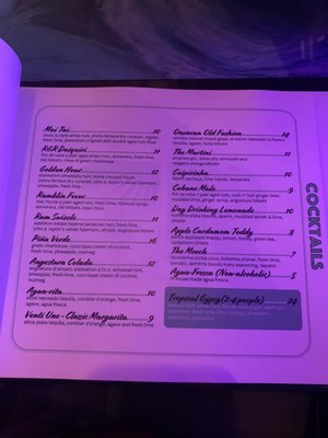 Menu photo 3 R&R Bar Portland, OR