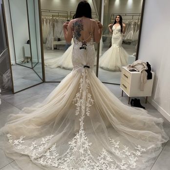 Karoza Bridal - The back of dress - Bridal Near Me - Glendale, California