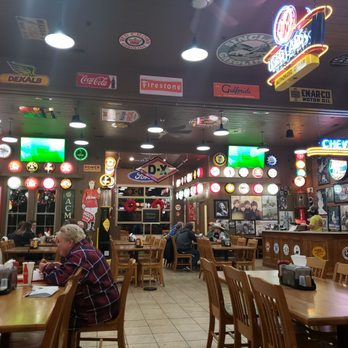 Cammack Station - Inside large seating room. Section across the way reserved for a private party. - Sandwiches Near Me - Muncie, Indiana