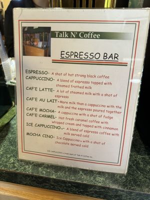 Menu photo 2 Talk N Coffee Deptford, NJ Menu photo 2 Talk N Coffee Deptford, NJ