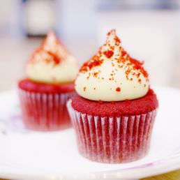 Mini red velvet cupcake Mini red velvet cupcake