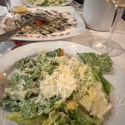 Classic Caesar Salad and Grilled Octopus Classic Caesar Salad and Grilled Octopus