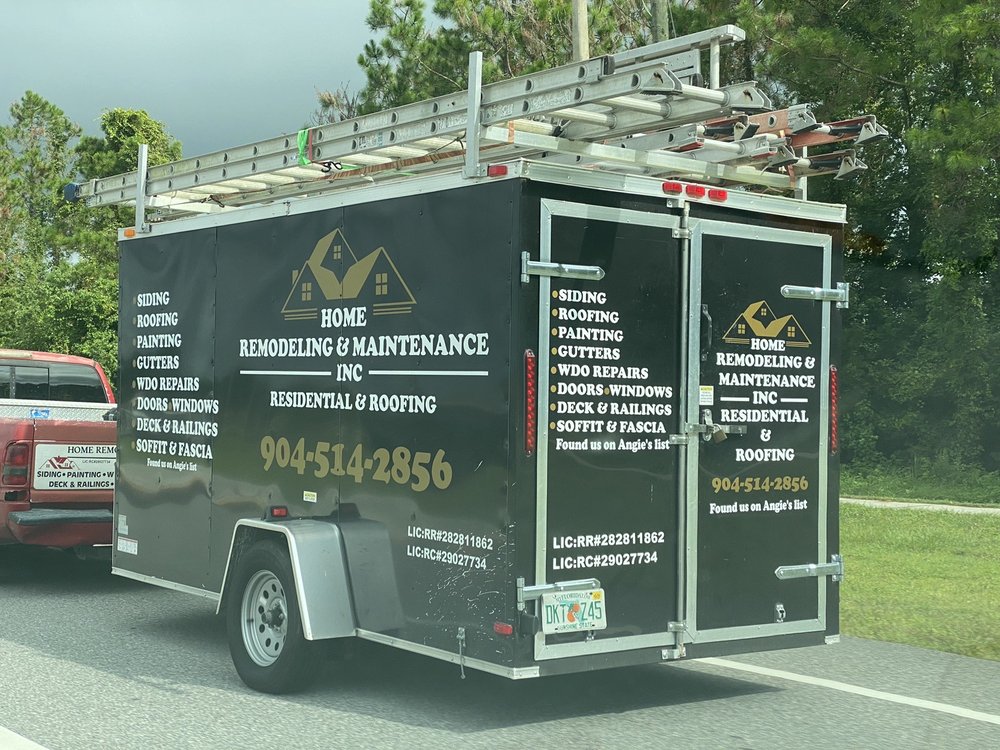 HOME REMODELING AND MAINTENANCE Updated September 2024 Jacksonville