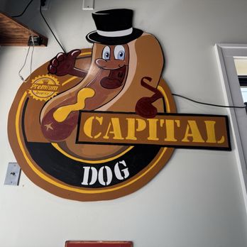 Capital Dog - I side logo - also have some nice vinyl stickers - Hot Dogs Near Me - Lake Leelanau, Michigan