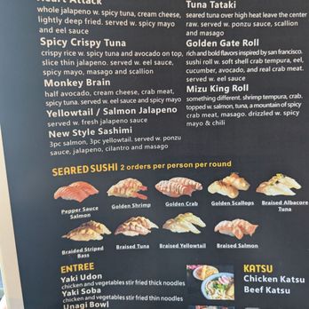 Mizu Sushi Ayce - Sushi Bars Near Me - Pleasant Hill, California