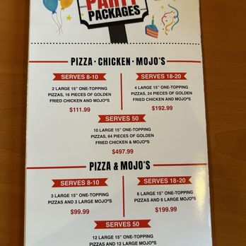 Shakey's Pizza Parlor - Menu 10/2025 - Pizza Near Me - Glendale, California
