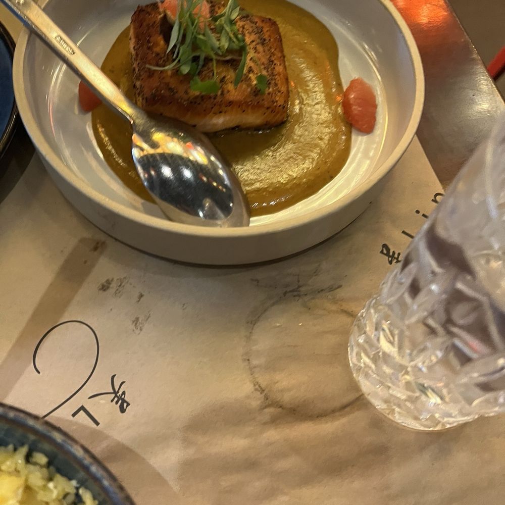 Qi Austin - Turmeric Ora Salmon - Dim Sum Near Me - Austin, Texas Qi Austin - Turmeric Ora Salmon - Dim Sum Near Me - Austin, Texas