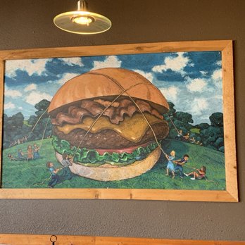 Big Burger - Love this fun pic! - Burgers Near Me - Hudson Oaks, Texas