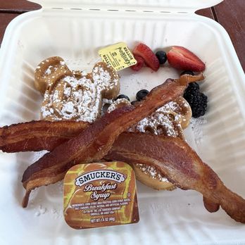 Off the Hook - kids meal: mickey waffles - Lounges Near Me - Kapolei, Hawaii