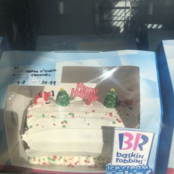 Baskin Robbins - Christmas cake - Ice Cream & Frozen Yogurt Near Me - Alameda, California