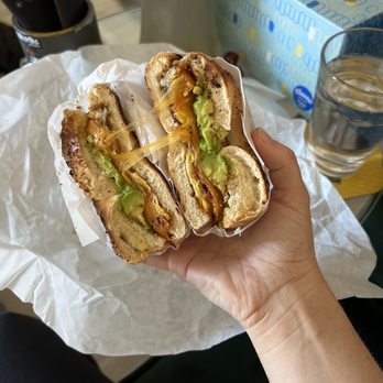Hazel's Kitchen - Breakfast sandwich on an everything bagel - Sandwiches Near Me - San Francisco, California Hazel's Kitchen - Breakfast sandwich on an everything bagel - Sandwiches Near Me - San Francisco, California