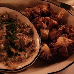Scallops and cauliflower