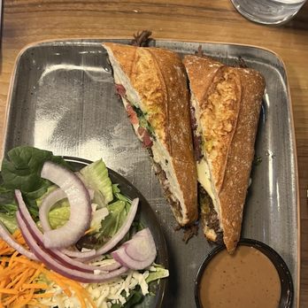 Pats Select Pizza & Grill - Birria sandwich with side salad - Pizza Near Me - Warrington, Pennsylvania Pats Select Pizza & Grill - Birria sandwich with side salad - Pizza Near Me - Warrington, Pennsylvania