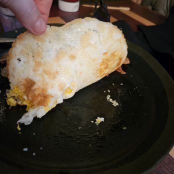 Three Monkeys Cafe - Very hard cooked eggs not over easy - New American Near Me - Philadelphia, Pennsylvania