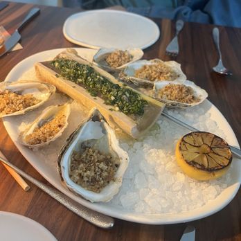 Marbled & Fin - Bone marrow w/ oysters - Seafood Near Me - Charleston, South Carolina