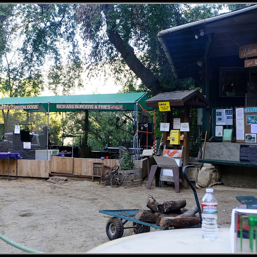 Adams' Pack Station - Excellent spicy sausage dog, and the fries were the Bomb! - Rest Stops Near Me - Arcadia, California Adams' Pack Station - Excellent spicy sausage dog, and the fries were the Bomb! - Rest Stops Near Me - Arcadia, California