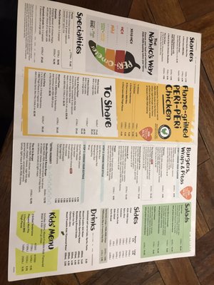 Menu photo 1 Nando's Blacktown, NSW