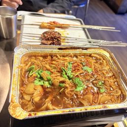Skewers and Foil tripe