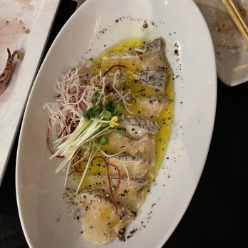 hiko-A-mon - Red Snapper Carpaccio - Japanese Near Me - Louisville, Kentucky