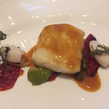 Gordon Ramsay au Trianon - Sea bass off the 7 course chefs menu - French Near Me - Versailles, 78