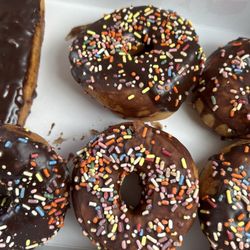Dunkin' - The discoloration and dryness of the donut.