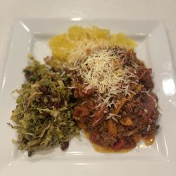 Isthmus Eats - Beef ragu with spaghetti squash