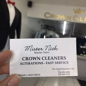 Crown Cleaners - Very professional tailor - Laundry Services Near Me - Miami Lakes, Florida