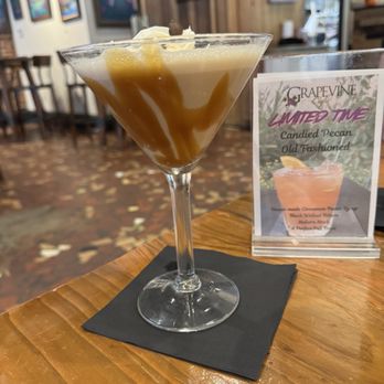 Grapevine Cafe and Gallery - Praline Martini - Cajun/Creole Near Me - Donaldsonville, Louisiana