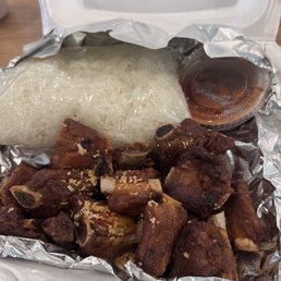 Fried Pork Riblet Combo