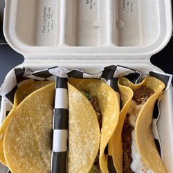 Cornelia Fine Tacos - The taco packaging is really nice. They print out the taco name on top of each slot.