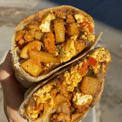 Earth Plant Based Cuisine - Breakfast burrito